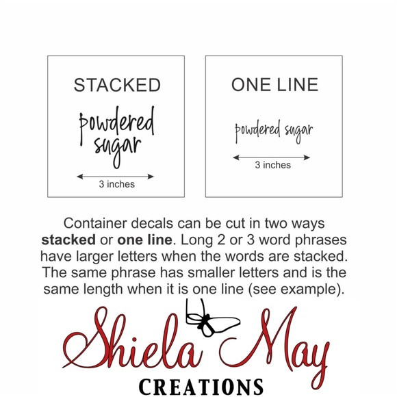 Personalized Canister Decals (set of 30) - Picture 4 of 6